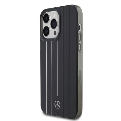Apple iPhone 14 Pro Max Kılıf Mercedes Benz Orjinal Lisanslı New Urban 3 Sert PC Paralel Çizgi Desenli Kapak - 10