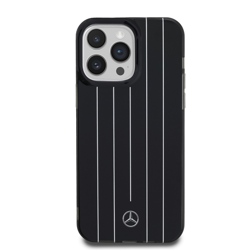 Apple iPhone 14 Pro Max Kılıf Mercedes Benz Orjinal Lisanslı New Urban 3 Sert PC Paralel Çizgi Desenli Kapak - 11
