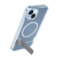 Apple iPhone 14 Pro Max Kılıf Standlı Magsafe Wireless Şarj Özellikli Wiwu Aurora Serisi Kapak - 14