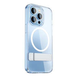 Apple iPhone 14 Pro Max Kılıf Standlı Magsafe Wireless Şarj Özellikli Wiwu Aurora Serisi Kapak - 19