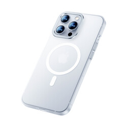 Apple iPhone 14 Pro Max Kılıf Wireless Şarj Destekli Benks Magnetik Haze Kapak - 3