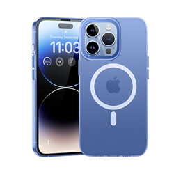 Apple iPhone 14 Pro Max Kılıf Wireless Şarj Destekli Benks Magnetik Haze Kapak - 10