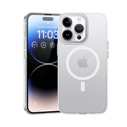 Apple iPhone 14 Pro Max Kılıf Wireless Şarj Destekli Benks Magnetik Haze Kapak - 1