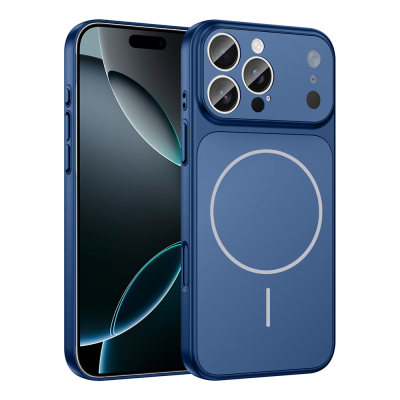 Apple iPhone 14 Pro Max Kılıf Zore M-Safe Şarj Özellikli Kamera Korumalı Formen Kapak - 1