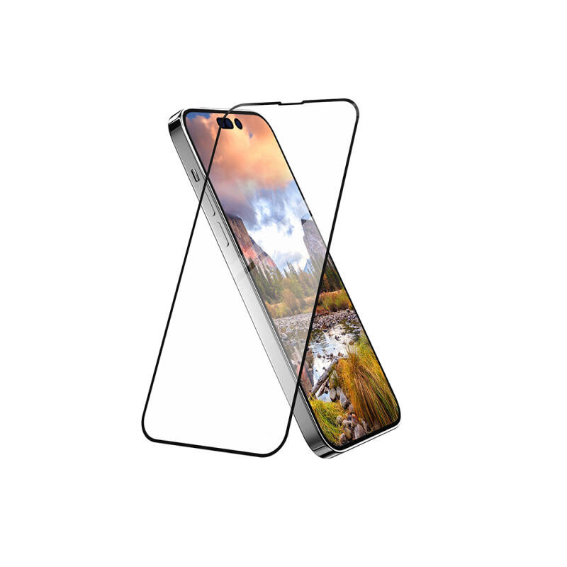 Apple iPhone 14 Pro Max Oleofobik Temperli Ultra HD Lisanslı Switcheasy Vetro 9H Cam Ekran Koruyucu - 1