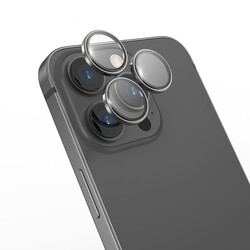 Apple iPhone 14 Pro ​​​Max Wiwu Lens Guard Metal Kamera Lens Koruyucu - 6