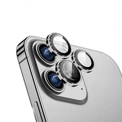 Apple iPhone 14 Pro ​​​Max Wiwu Lens Guard Metal Kamera Lens Koruyucu - 7