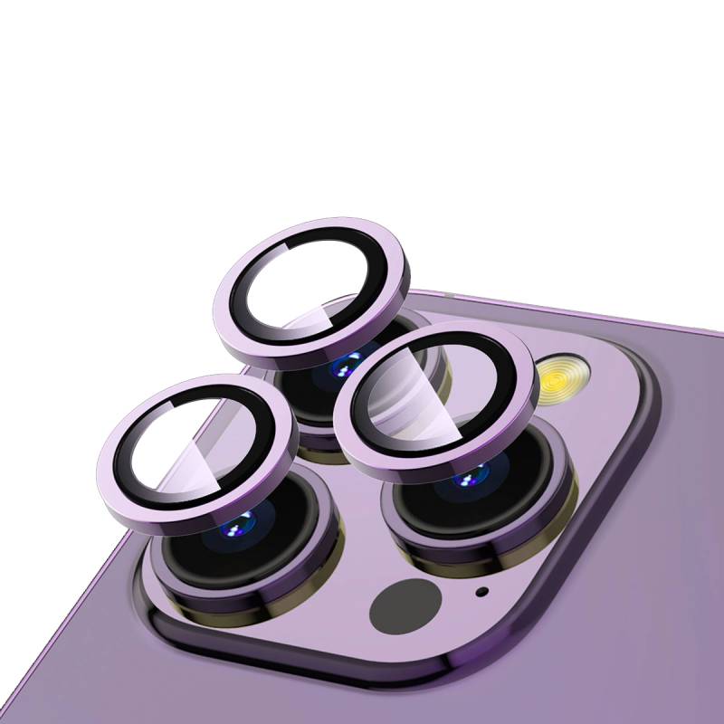 Apple iPhone 14 Pro Max Zore CL-12 Premium Sapphire Anti-Fingerprint and Anti-Reflective Camera Lens Protector - 6