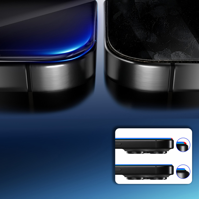 Apple iPhone 14 Pro Mohseven Safir Coating HD Temperli Cam Ekran Koruyucu - 8