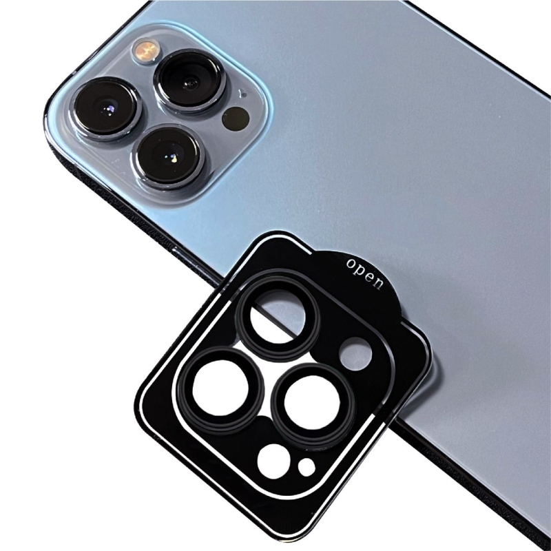 Apple iPhone 14 Pro Zore CL-11 Sapphire Anti-Fingerprint Anti-Reflective Camera Lens Protector - 4