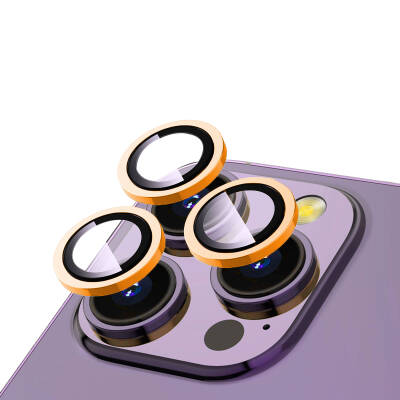 Apple iPhone 14 Pro Zore CL-12 Premium Safir Parmak İzi Bırakmayan Anti-Reflective Kamera Lens Koruyucu - 1