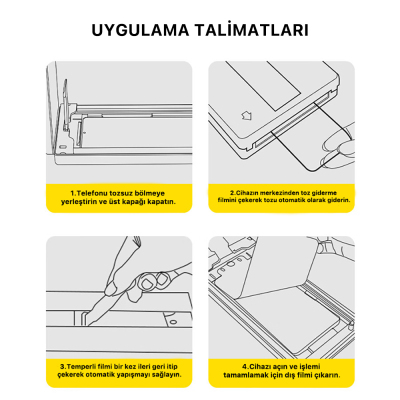 Apple iPhone 14 Zore 3D Oliv HD Temperli Cam Ekran Koruyucu + Kolay Uygulama Aparatı - 9