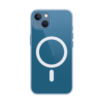 Apple iPhone 15 Camera Protected M-Safe Charging Transparent Zore London Hard PC Case - 4