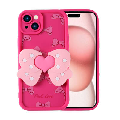 Apple iPhone 15 Case Camera Protected Figure Designed Zore Cover - 9