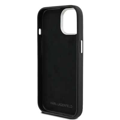 Apple iPhone 15 Case Karl Lagerfeld Original Licensed K&C Heads Pins Cover - 8