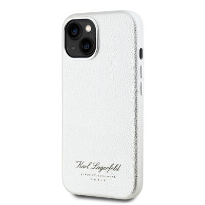 Apple iPhone 15 Case Karl Lagerfeld Original Licensed KL Written Hotel Cover - 4