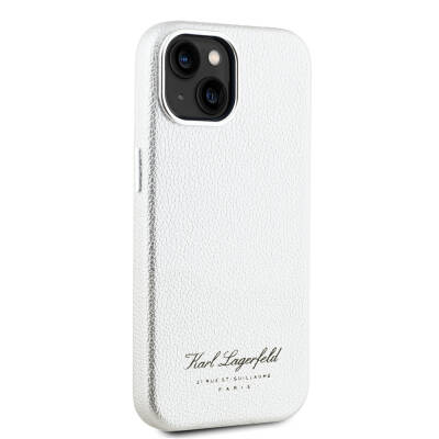 Apple iPhone 15 Case Karl Lagerfeld Original Licensed KL Written Hotel Cover - 6