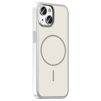 Apple iPhone 15 Case M-Safe Charging Enabled Zore Lora PC Cover - 8