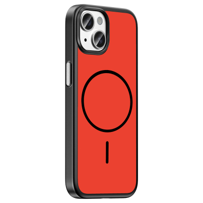 Apple iPhone 15 Case M-Safe Charging Enabled Zore Lora PC Cover - 14