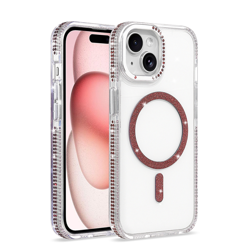 Apple iPhone 15 Case M-safe Charging Enabled Zore Tera Silicone Cover - 2