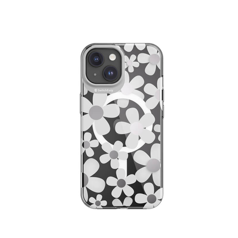 Apple iPhone 15 Case Magsafe Charging Feature Double IMD Printed Licensed Switcheasy Artist-M Fleur Cover - 1