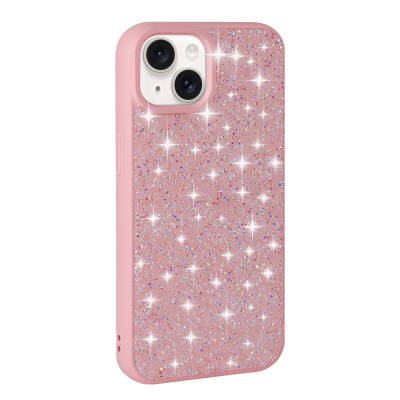 Apple iPhone 15 Case Shiny Stone Design Zore Diamond Cover - 16