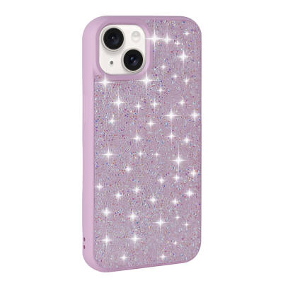 Apple iPhone 15 Case Shiny Stone Design Zore Diamond Cover - 17