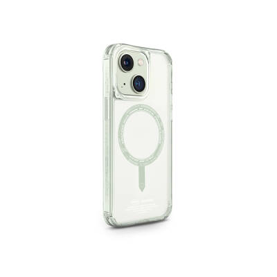 Apple iPhone 15 Case SkinArma Transparent Airbag Design Saido Cover with Magsafe Charging Feature - 10