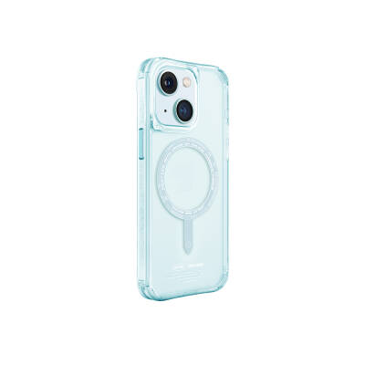 Apple iPhone 15 Case SkinArma Transparent Airbag Design Saido Cover with Magsafe Charging Feature - 11