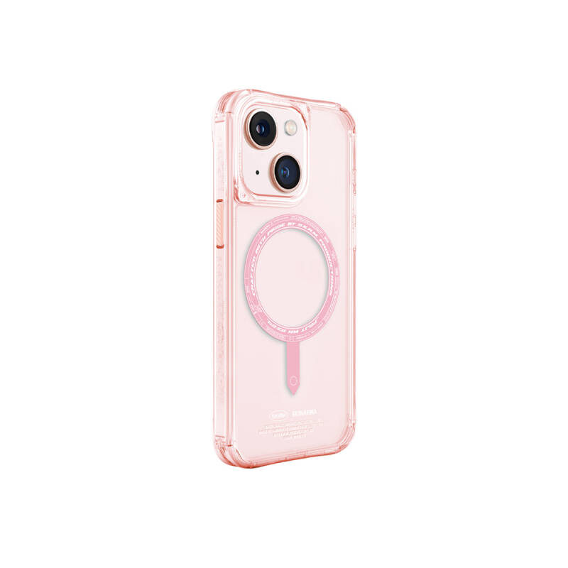 Apple iPhone 15 Case SkinArma Transparent Airbag Design Saido Cover with Magsafe Charging Feature - 12