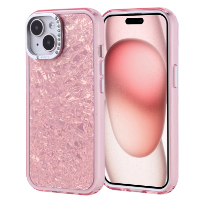 Apple iPhone 15 Case Stone Design Zore Kapi Cover - 5