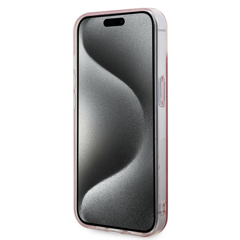 Apple iPhone 15 Case U.S. Polo Assn. Original Licensed Glitter Glossy Alphabet Design Cover - 6