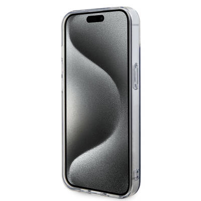 Apple iPhone 15 Case U.S. Polo Assn. Original Licensed Glitter Glossy Alphabet Design Cover - 14
