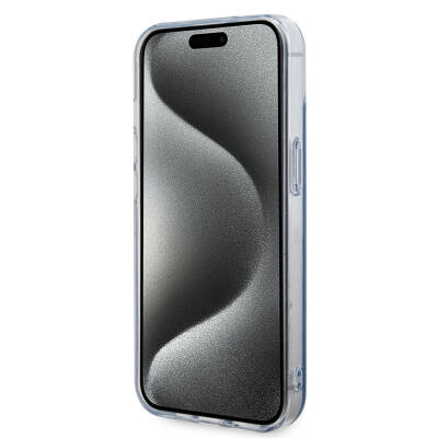 Apple iPhone 15 Case U.S. Polo Assn. Original Licensed Glitter Glossy Alphabet Design Cover - 22