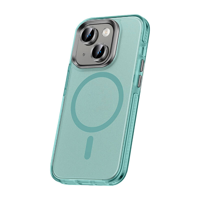 Apple iPhone 15 Case with Airbag and Lens Protector Magsafe Wireless Charging Feature Zore Klaptika Cover - 3