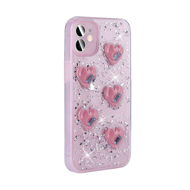 Apple iPhone 15 Case with Airbag Glitter Back Surface Zore Sparkle Silicone Cover - 10