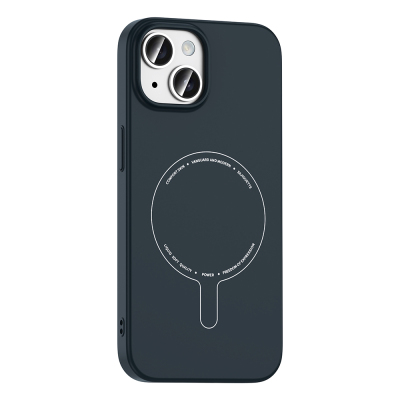 Apple iPhone 15 Case with M-Safe Charging and Camera Protection - Zore Elio Hard PC Cover - 9