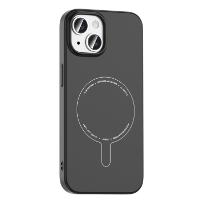 Apple iPhone 15 Case with M-Safe Charging and Camera Protection - Zore Elio Hard PC Cover - 11