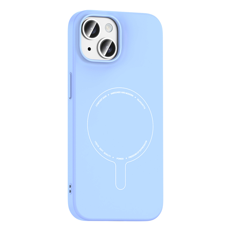 Apple iPhone 15 Case with M-Safe Charging and Camera Protection - Zore Elio Hard PC Cover - 16