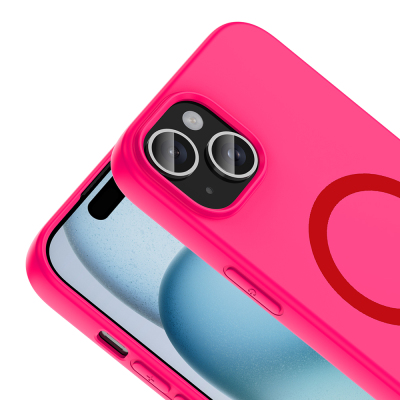 Apple iPhone 15 Case with M-Safe Charging Feature Zore Aris Silicone Cover - 2