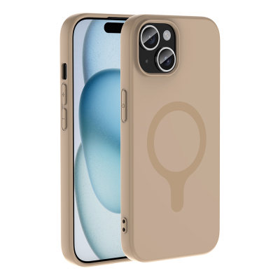 Apple iPhone 15 Case with M-Safe Charging Feature Zore Aris Silicone Cover - 4