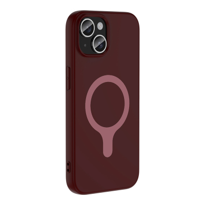 Apple iPhone 15 Case with M-Safe Charging Feature Zore Aris Silicone Cover - 9