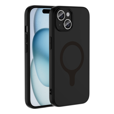 Apple iPhone 15 Case with M-Safe Charging Feature Zore Aris Silicone Cover - 10