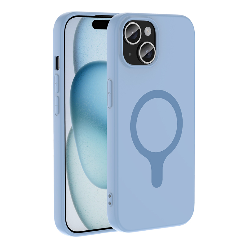 Apple iPhone 15 Case with M-Safe Charging Feature Zore Aris Silicone Cover - 13