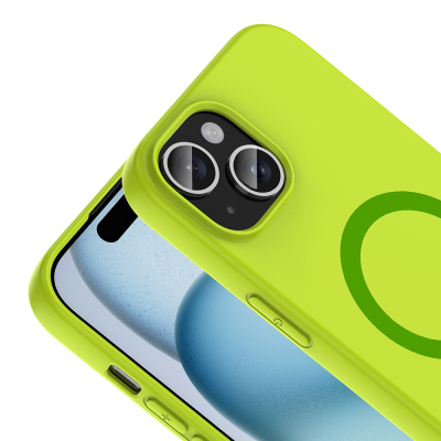 Apple iPhone 15 Case with M-Safe Charging Feature Zore Aris Silicone Cover - 17