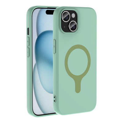 Apple iPhone 15 Case with M-Safe Charging Feature Zore Aris Silicone Cover - 31