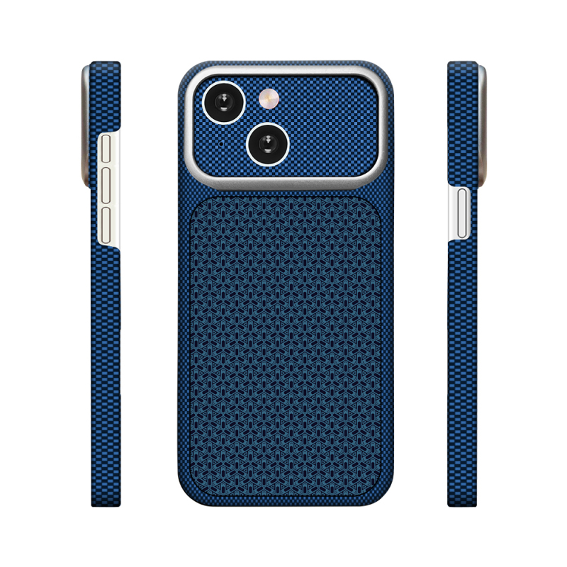 Apple iPhone 15 Case with M-Safe Charging Feature, Zore Paris Nexel Hard PC Cover - 2