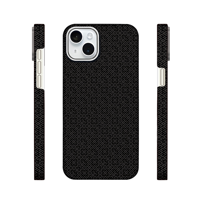 Apple iPhone 15 Case with M-Safe Charging Feature, Zore Paris Vax Hard PC Cover - 3