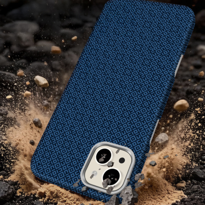 Apple iPhone 15 Case with M-Safe Charging Feature, Zore Vax Hard PC Cover - 9
