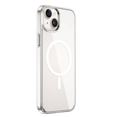 Apple iPhone 15 Case Wiwu BC-022 Transparent Transparent Cover with Magsafe Charging Feature - 3